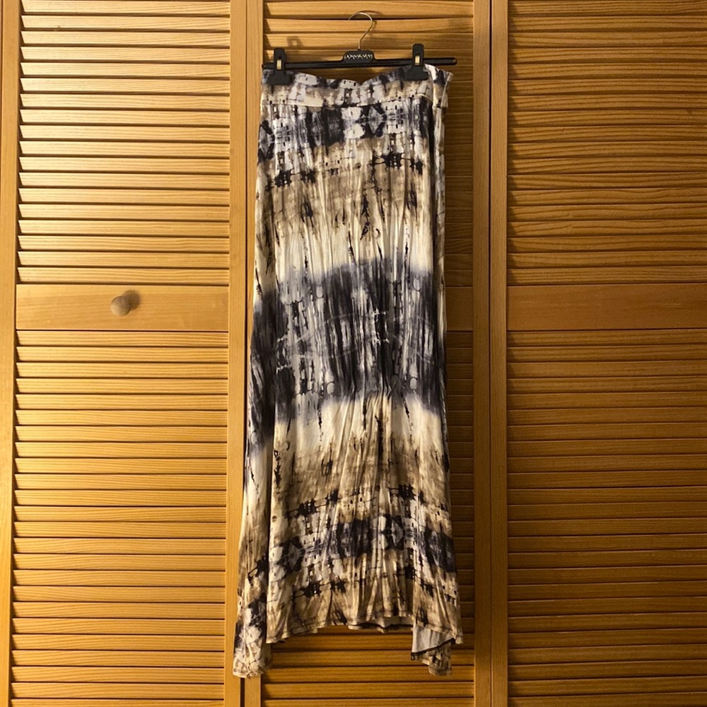 Tie dye maxi skirt